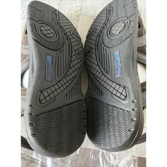 Nunn Bush - Men Size 13M Memory Foam Dual Comfort Brown 2 Strap Sandals NEW